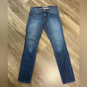 J BRAND‎ Women's Skinny Jeans Size 27 Independence Wash Mid Rise Stretch Denim